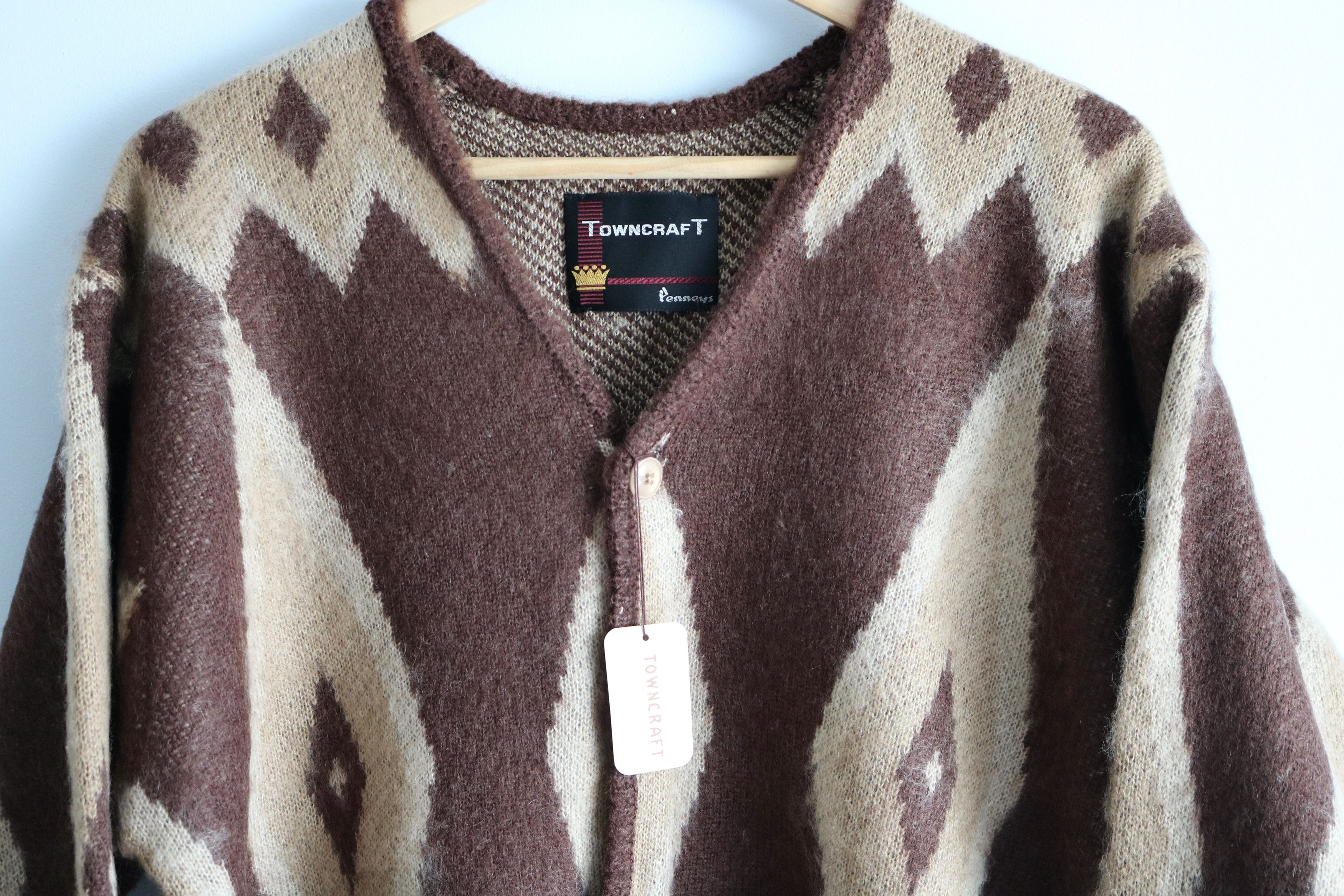 Towncraft Rare New Towncraft Mohair Cardigan Japanese Repro Size US M / EU 48-50 / 2 - 3 Thumbnail