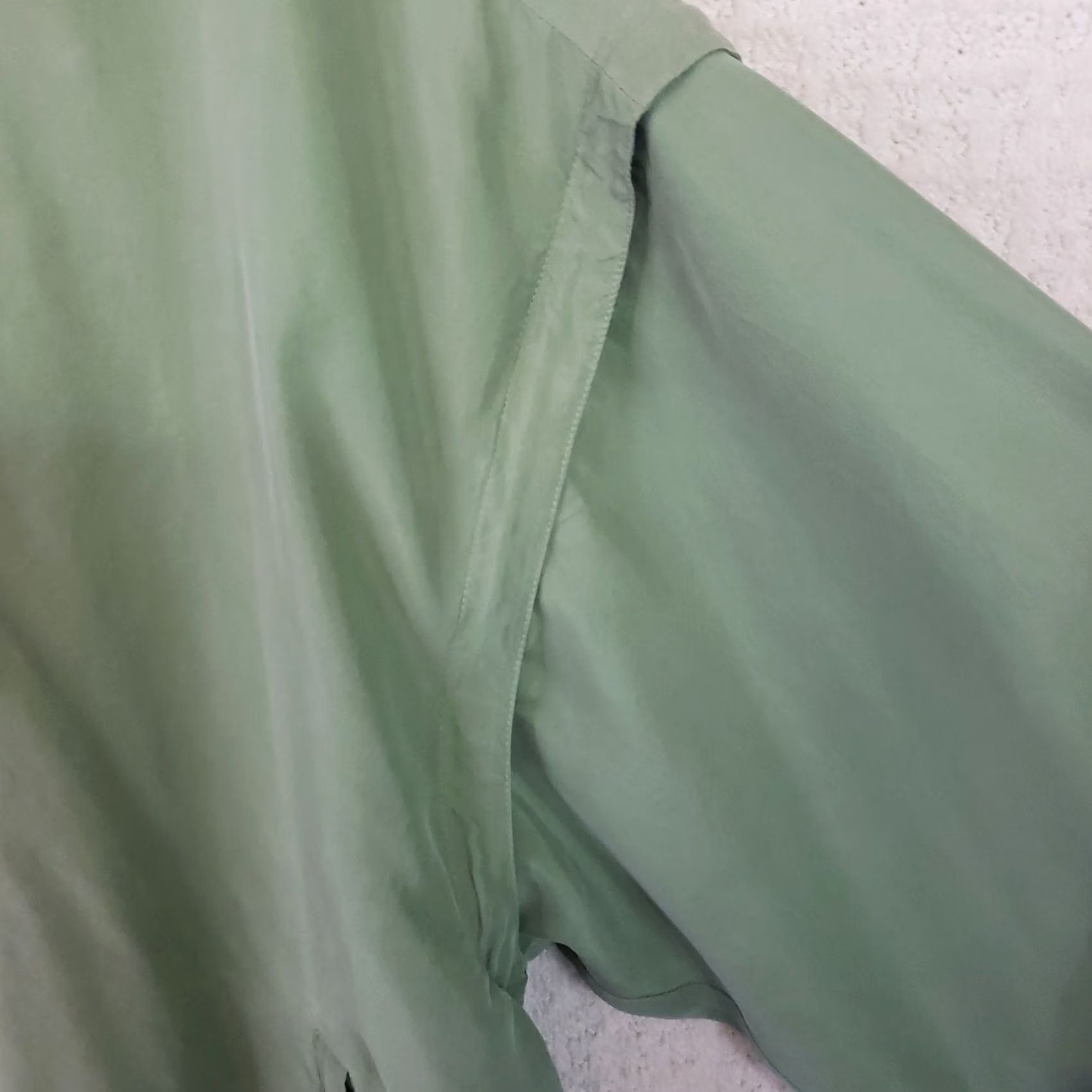 Vintage BOBBY CHAN Green 100% Silk Windbreaker & Vest XL Men Convertible 1/2 Zip Size US XL / EU 56 / 4 - 7 Thumbnail