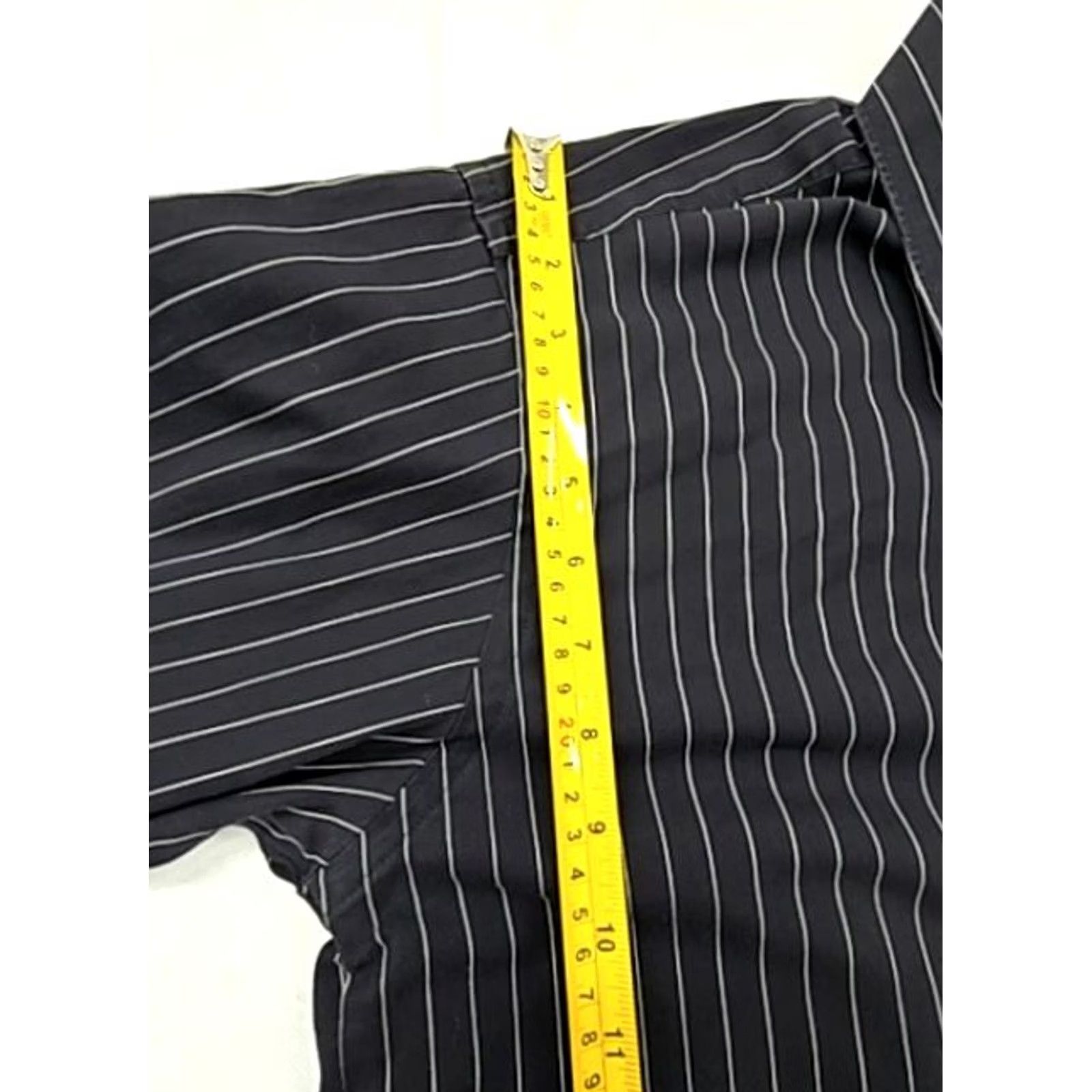 Lacoste Lacoste Men’s Navy White Stripe Cotton Button Down Shirt 43 Size US XL / EU 56 / 4 - 6 Thumbnail