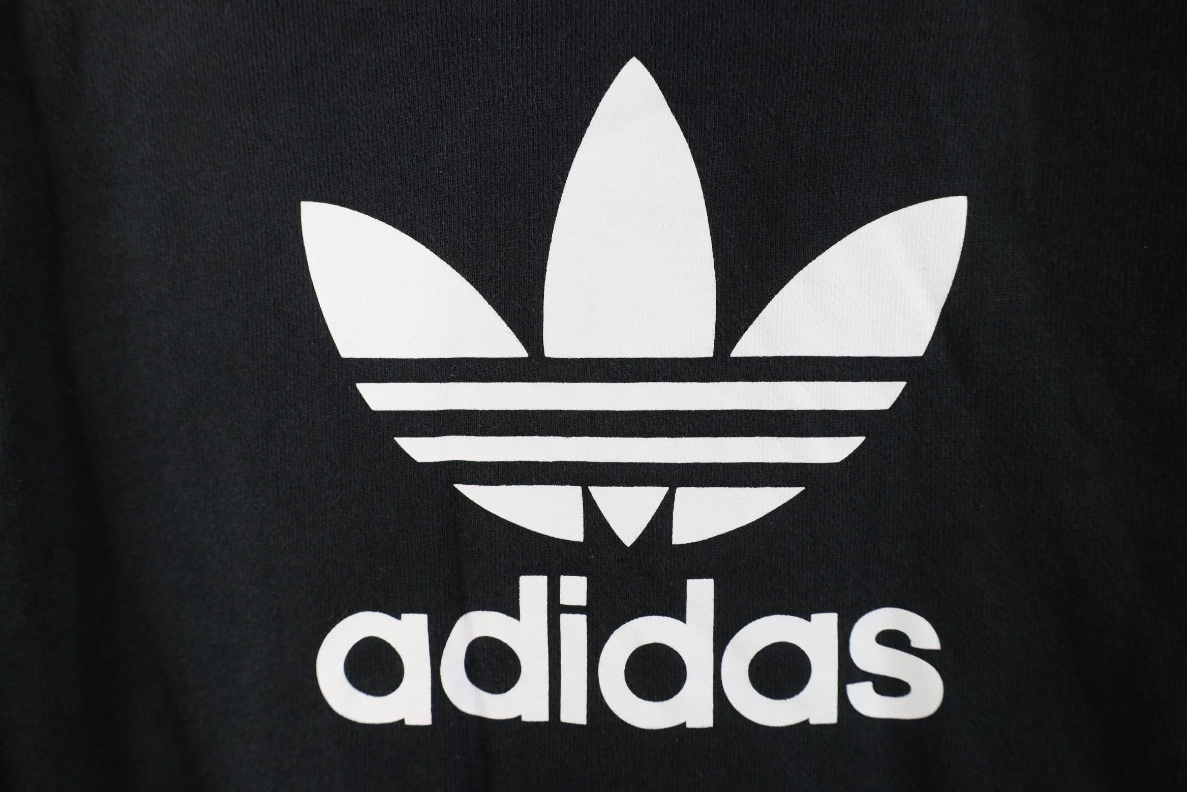 Adidas Vintage Y2K Adidas Spell Big Logo Hoodie Sweatshirt Black Size US M / EU 48-50 / 2 - 4 Thumbnail