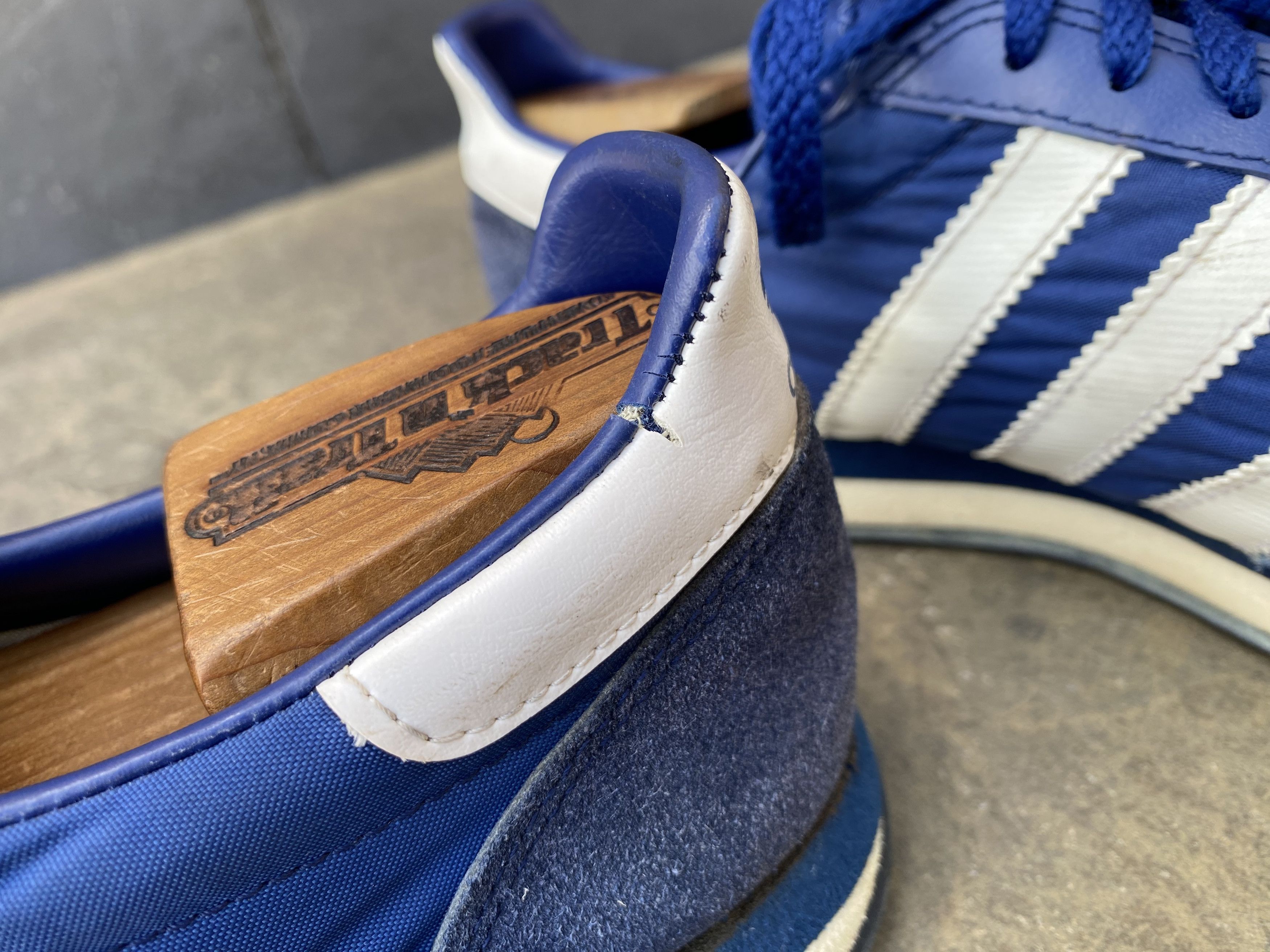 Deadstock Vintage 80's Adidas Orion Blue Made in Taiwan