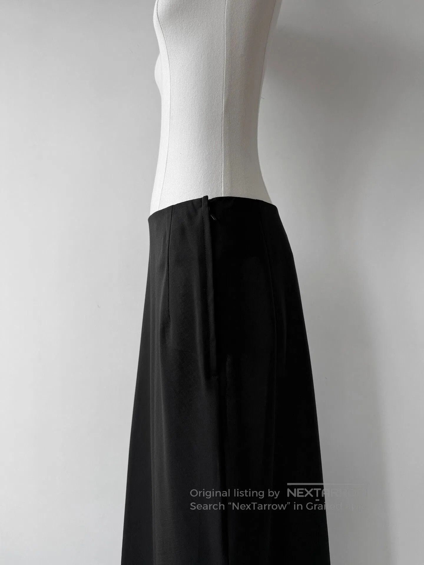 Yohji Yamamoto Yohji Yamamoto Noir Long Wool Skirt. Size 25" / US 0 / IT 36 - 7 Thumbnail
