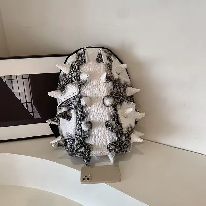 Japanese Brand Spike PU Leather Bag Pack Size ONE SIZE - 9 Thumbnail