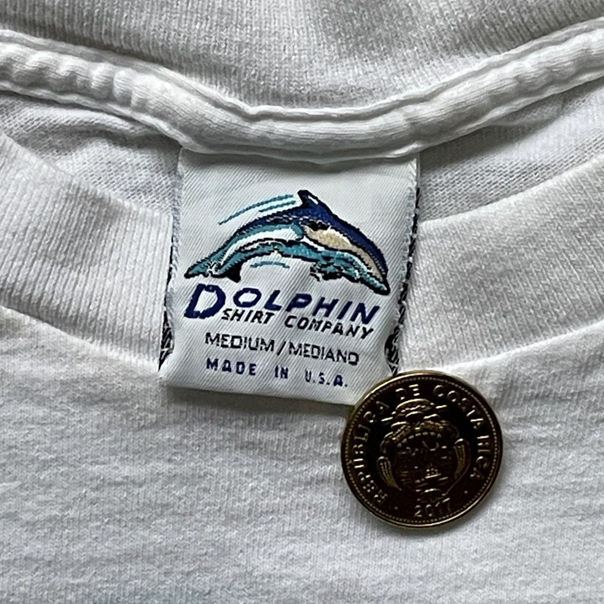 Designer × Vintage DOLPHIN SNGLE STICH TEE 🐬 Size US M / EU 48-50 / 2 - 4 Thumbnail