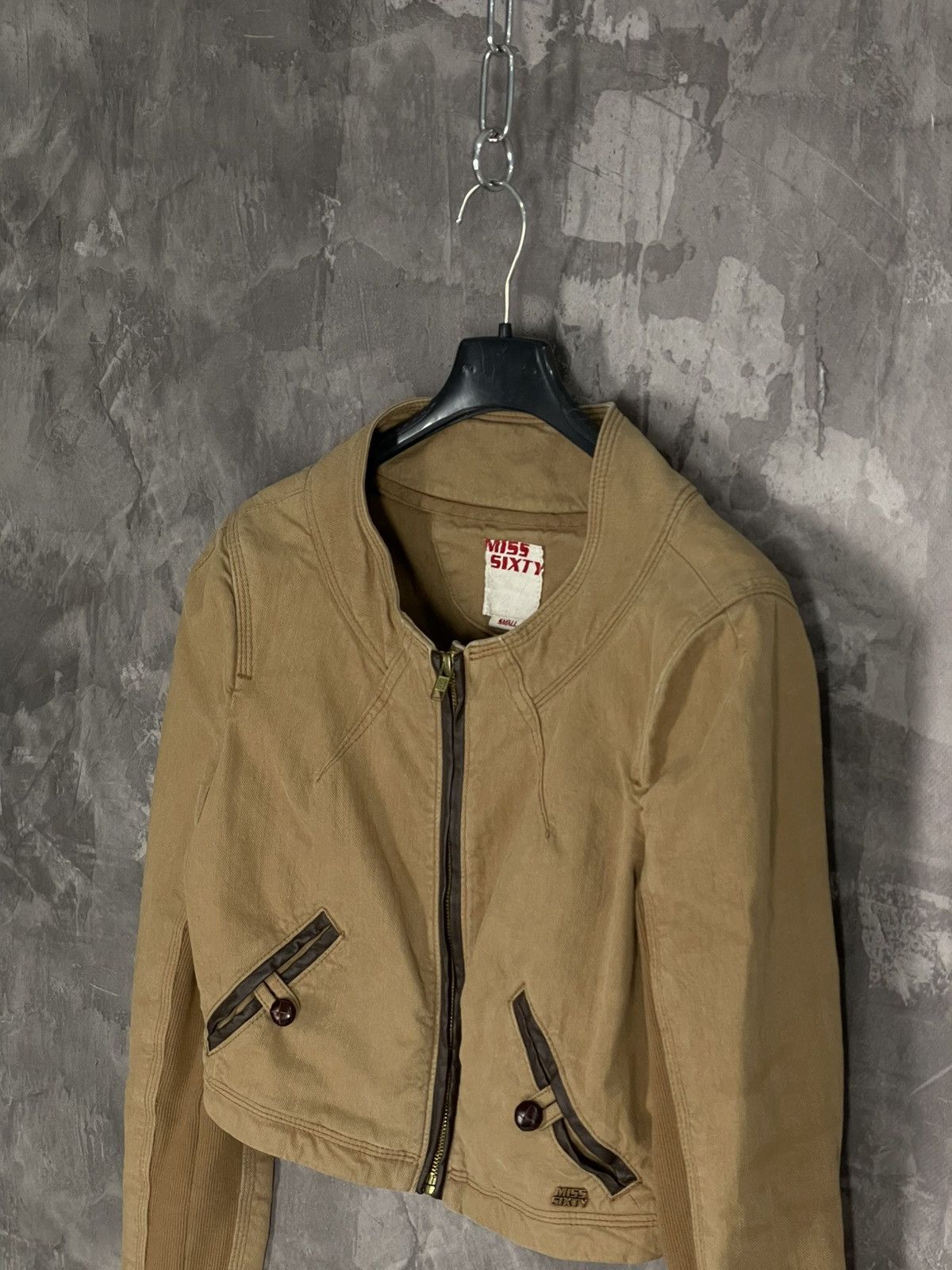 Miss Sixty × Vintage Miss Sixty Y2K Vintage Denim Zip Racing Jacket Size S / US 4 / IT 40 - 7 Thumbnail