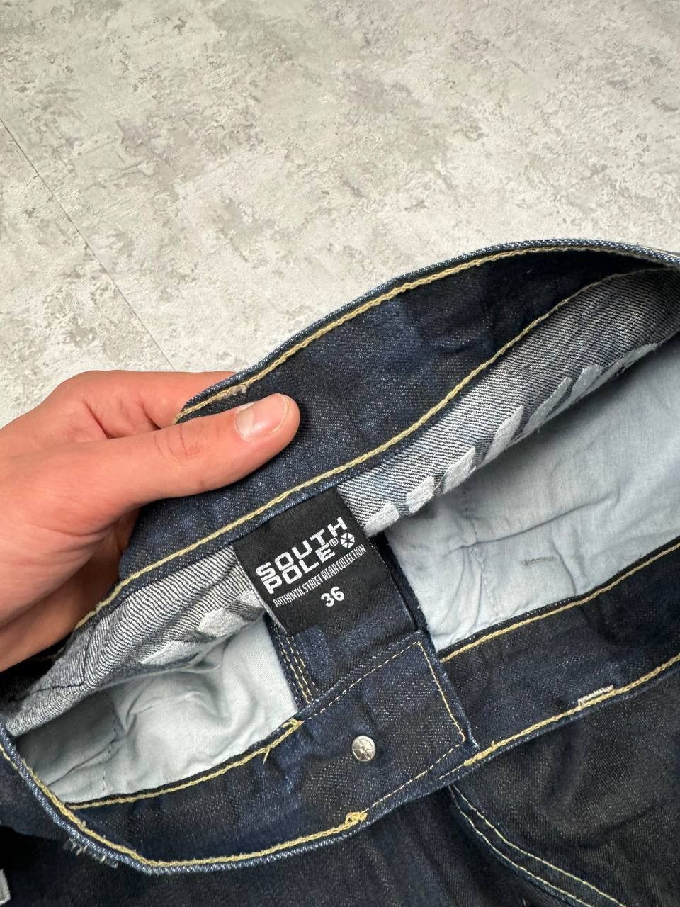 Southpole RARE Southpole Fight Club Blue Baggy Y2K Jeans Size 36 Size US 36 / EU 52 - 16 Thumbnail