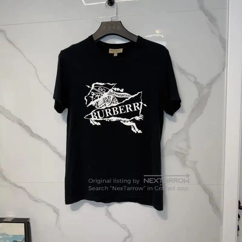 Burberry Burberry Men's Black Logo Short Sleeve T. Size US L / EU 52-54 / 3 - 1 Thumbnail