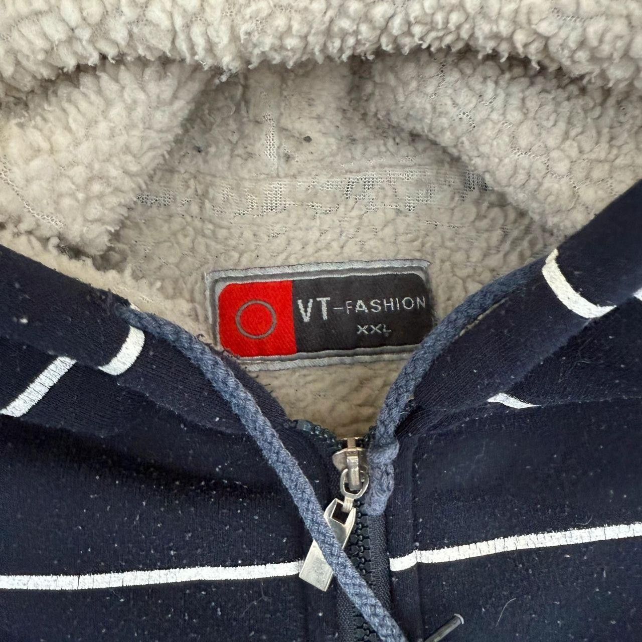 Vintage Vintage 90s Opium Affilaction Zip Up Hoode Sherpa Linned Size US XL / EU 56 / 4 - 8 Thumbnail