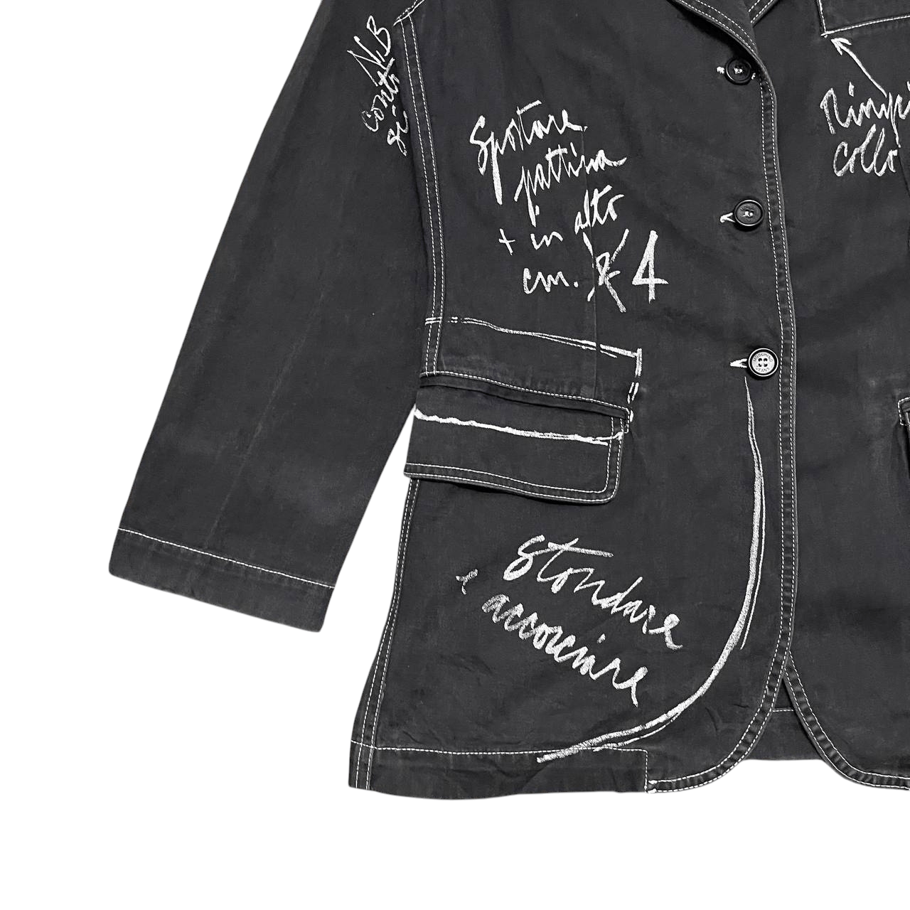 Moschino Moschino Jeans Painted Jacket Size US S / EU 44-46 / 1 - 3 Thumbnail