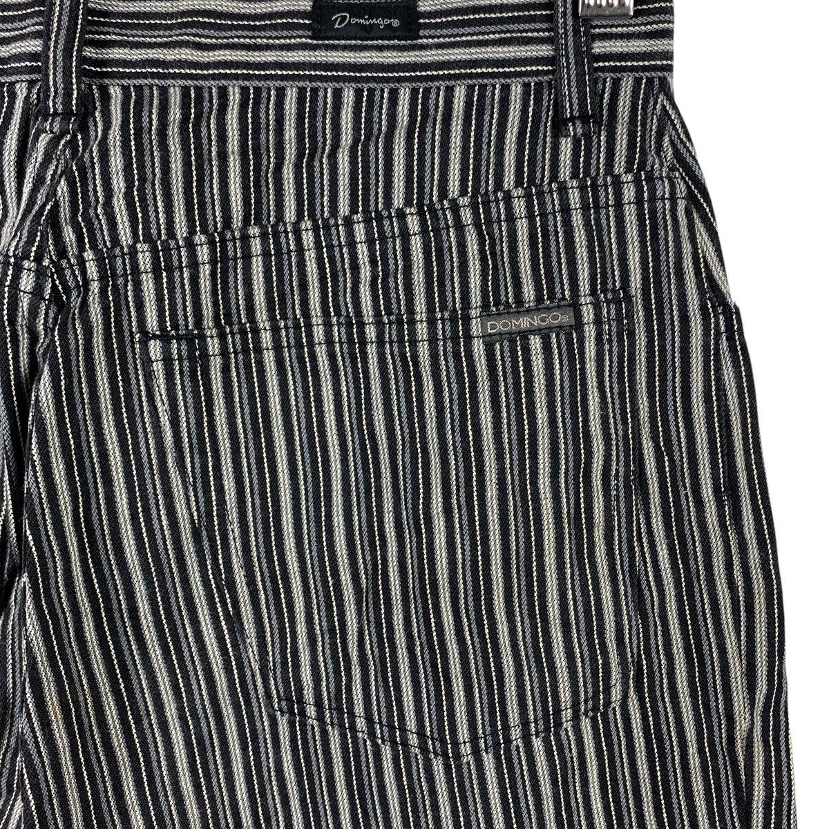 Japanese Brand DOMINGO Stripe flare denim pants Size US 28 / EU 44 - 18 Thumbnail