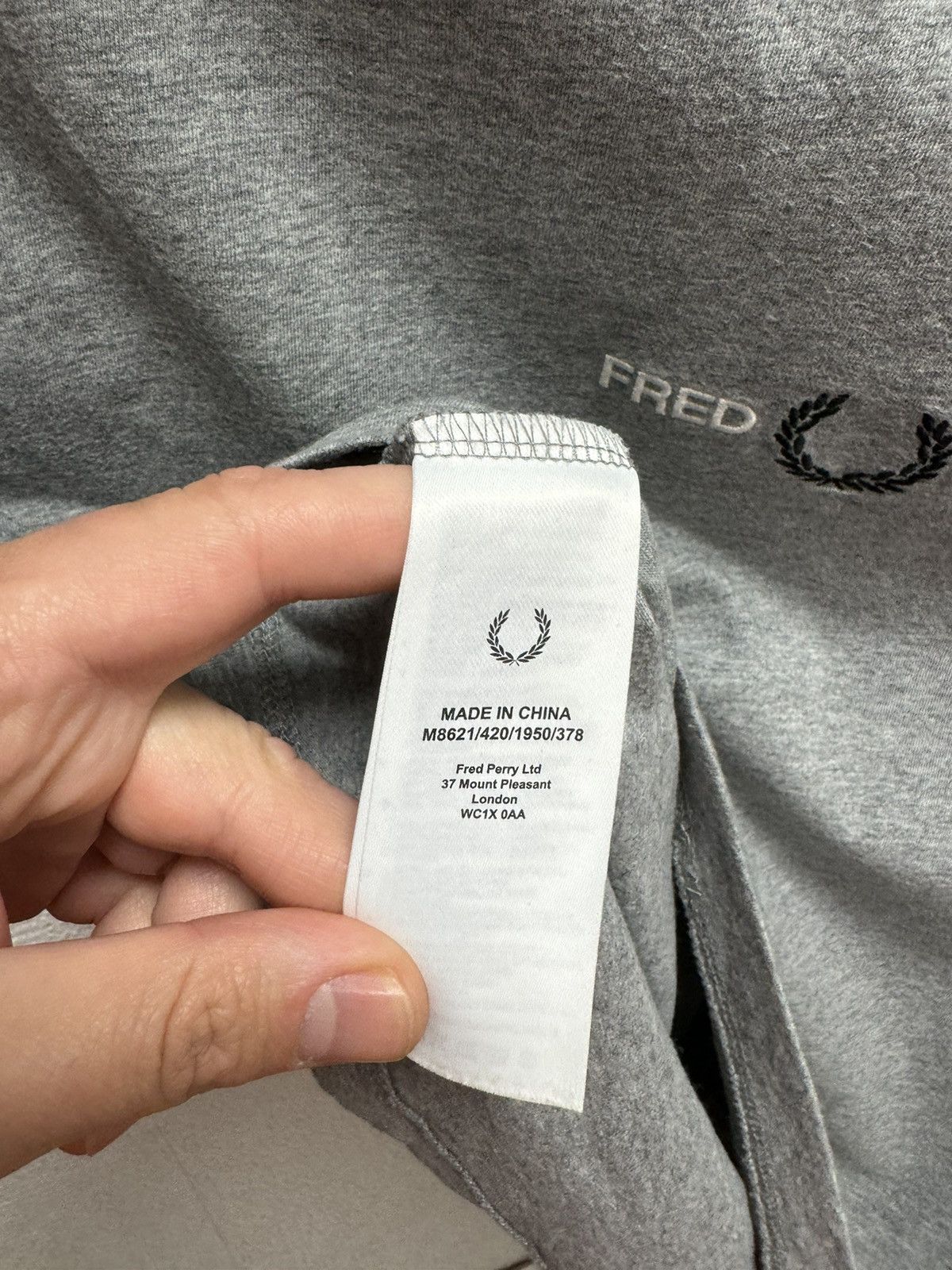 Fred Perry Fred Perry big logo t-shirt M sz Size US M / EU 48-50 / 2 - 8 Thumbnail