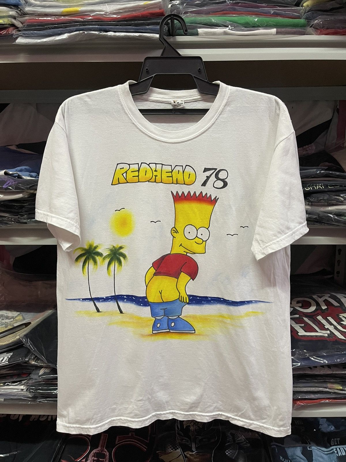 Vintage Vintage Bart Simpson Redhead 78🔥🔥🔥 Size US M / EU 48-50 / 2 - 2 Thumbnail
