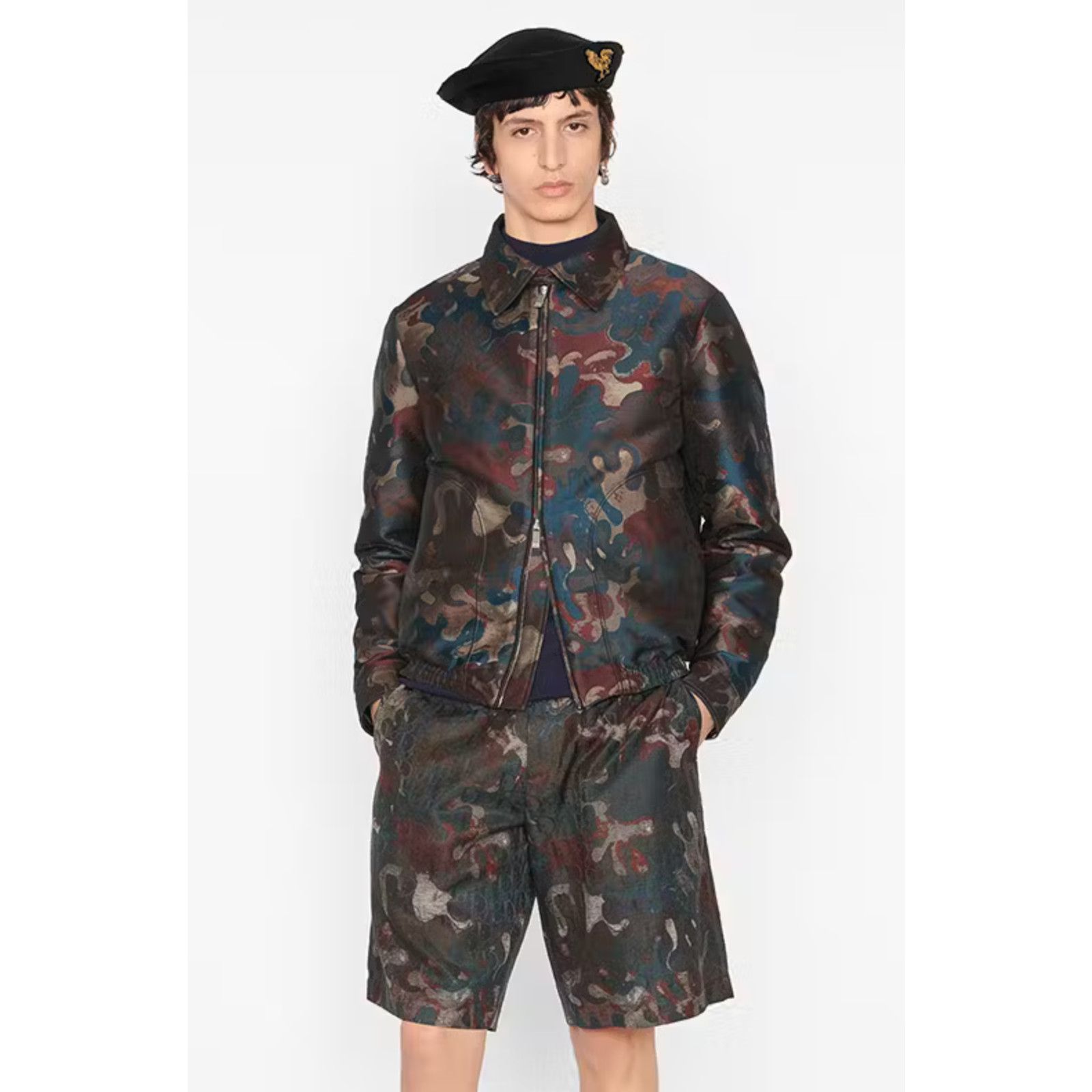 Dior Dior And Peter Doig Silk Cotton Camouflage Oblique Jacquard Size US 34 / EU 50 - 3 Thumbnail