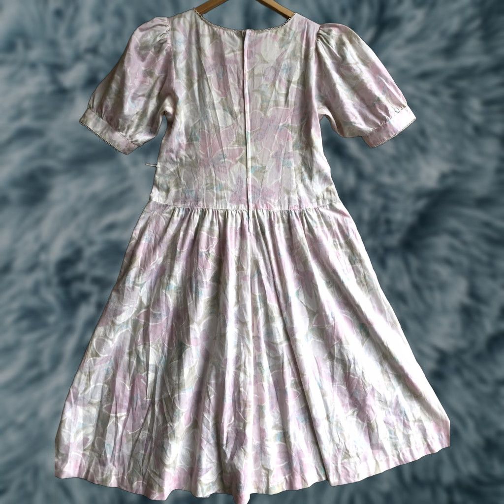 Vintage VINTAGE Lanz Originals Dress 100% Cotton Made in USA Womens Size 14 70s Trad Size XL / US 12-14 / IT 48-50 - 1 Thumbnail