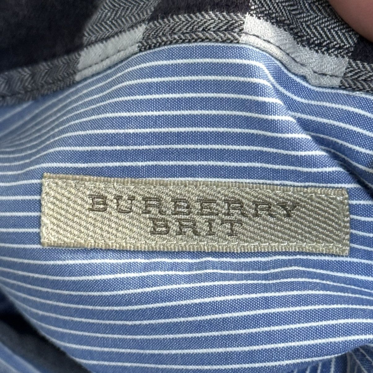 Burberry 2000’s Burberry Striped Pocket shirt logo Size US XXL / EU 58 / 5 - 10 Thumbnail