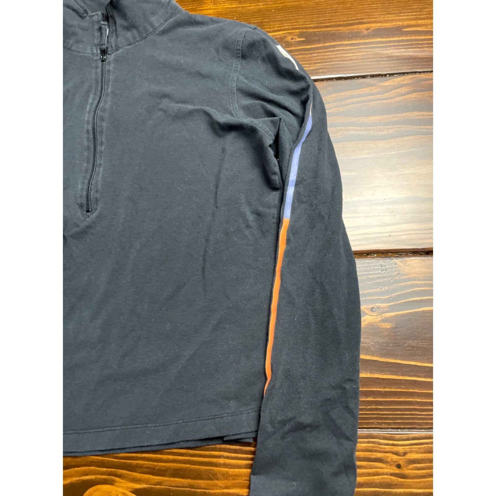 Vintage Active Champion Sweater Womens Large Black Pullover Turtleneck Modern Fall Winter Activewear Semi Zip Knit Regular Size L Women’s Black SVG Size L / US 10 / IT 46 - 5 Thumbnail
