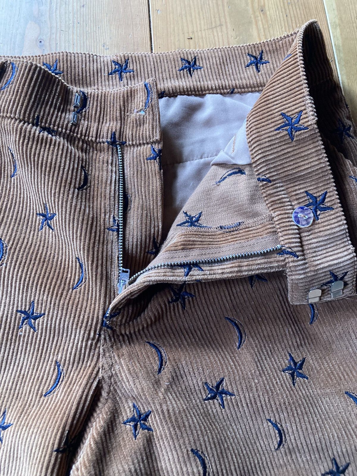Soulland Embroidered Corduroy Pants Size US 32 / EU 48 - 3 Thumbnail