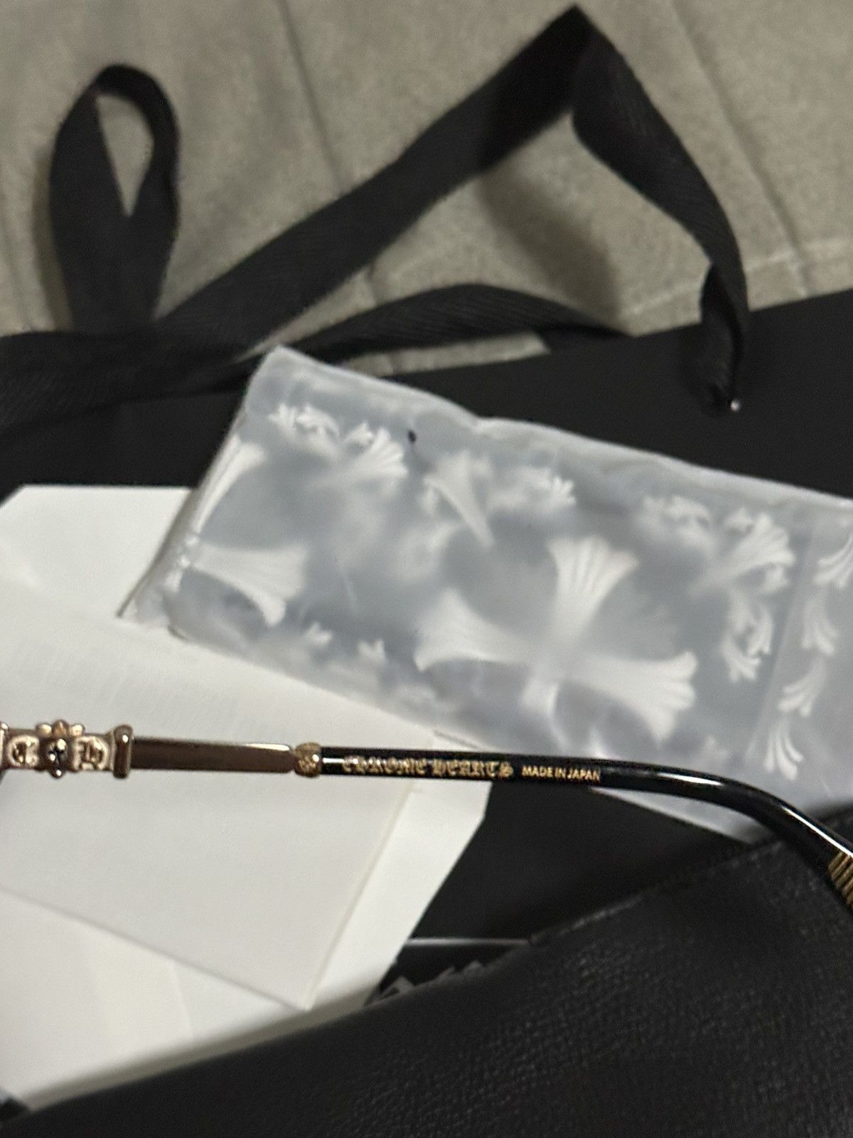 Chrome Hearts Chrome Hearts Bonennoisseur II Gold Plated Eyewear Size ONE SIZE - 4 Thumbnail