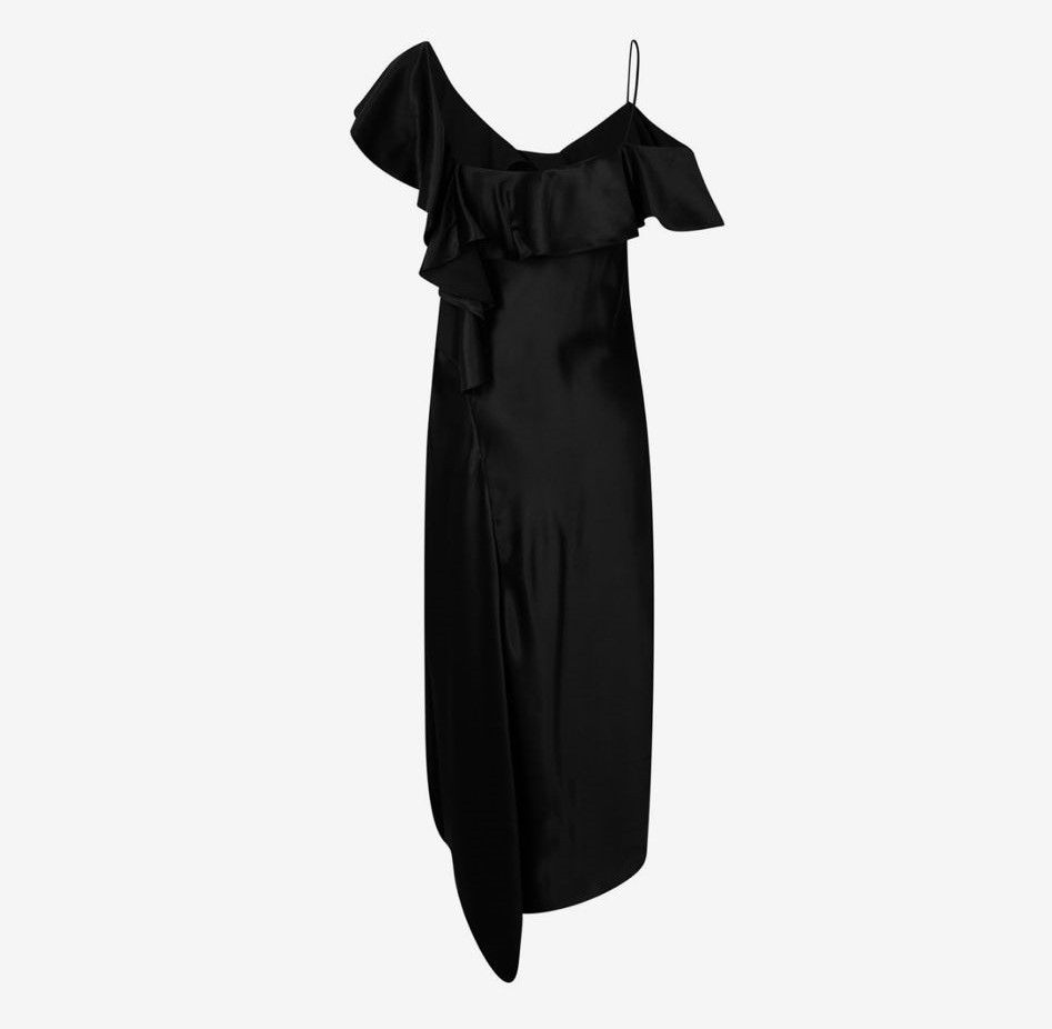 Celine LONG ASYMMETRIC DRESS Size XS / US 0-2 / IT 36-38 - 2 Thumbnail
