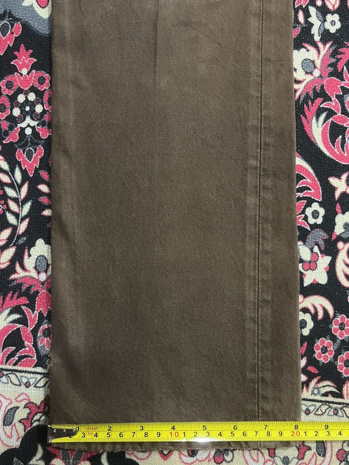 Levi's ⚡️Vintage⚡️Y2K Levis 501 Buttonfly Brown Wash Distressed Jeans Size US 30 / EU 46 - 21 Thumbnail