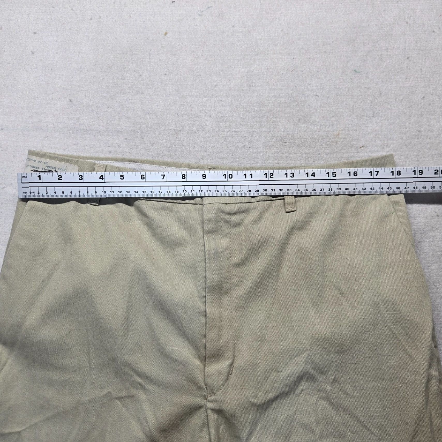 Red Kap Red Kap Pants — Beige Tan Uniform Work Pants Beige 38 x 30 Men’s Regular Straight Flat Front 90s Chino Casual Workwear Size 38 Mens Size US 38 / EU 54 - 5 Thumbnail