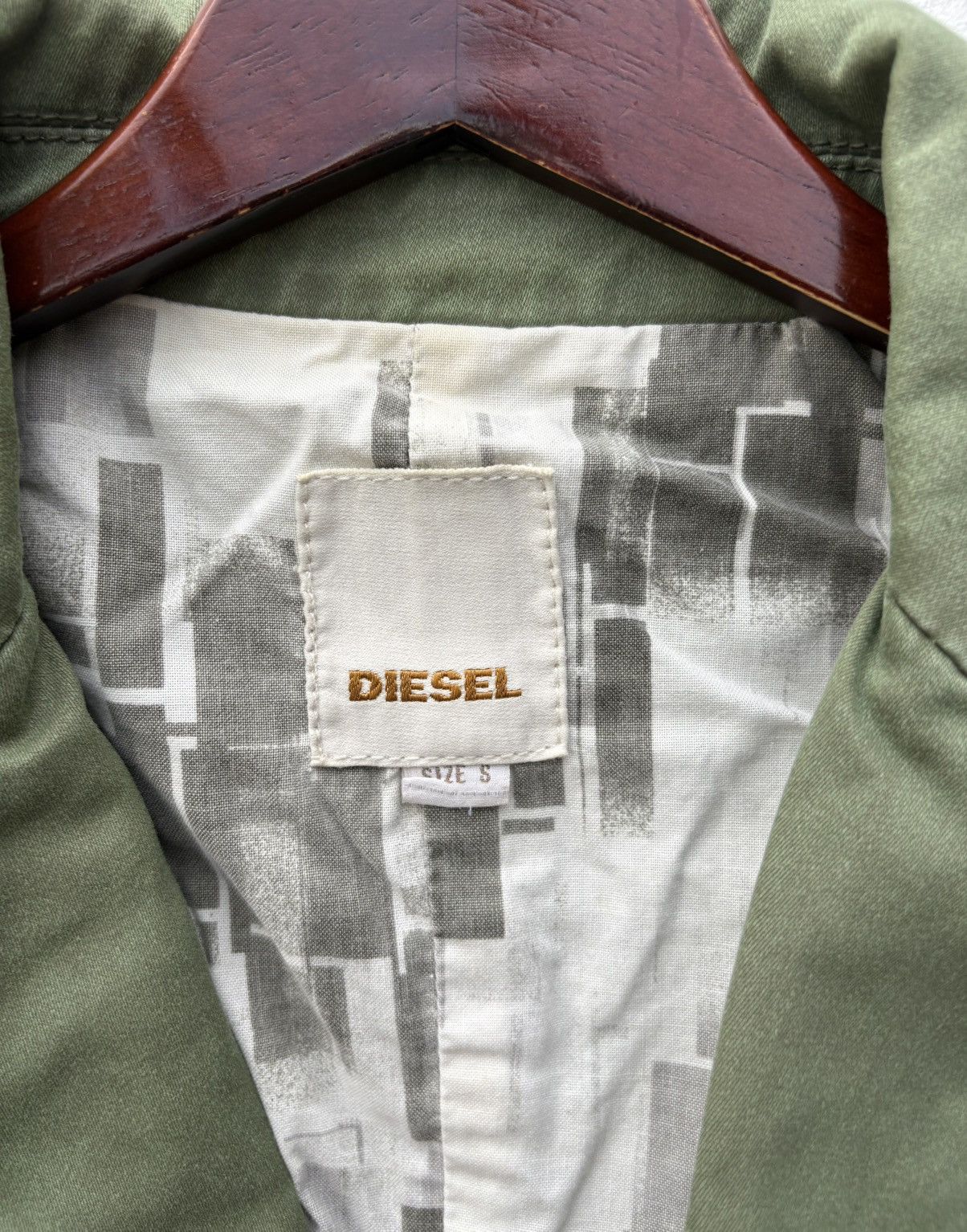 Diesel Diesel De-Arming Women’s Green Jacket Coat Size S / US 4 / IT 40 - 2 Thumbnail