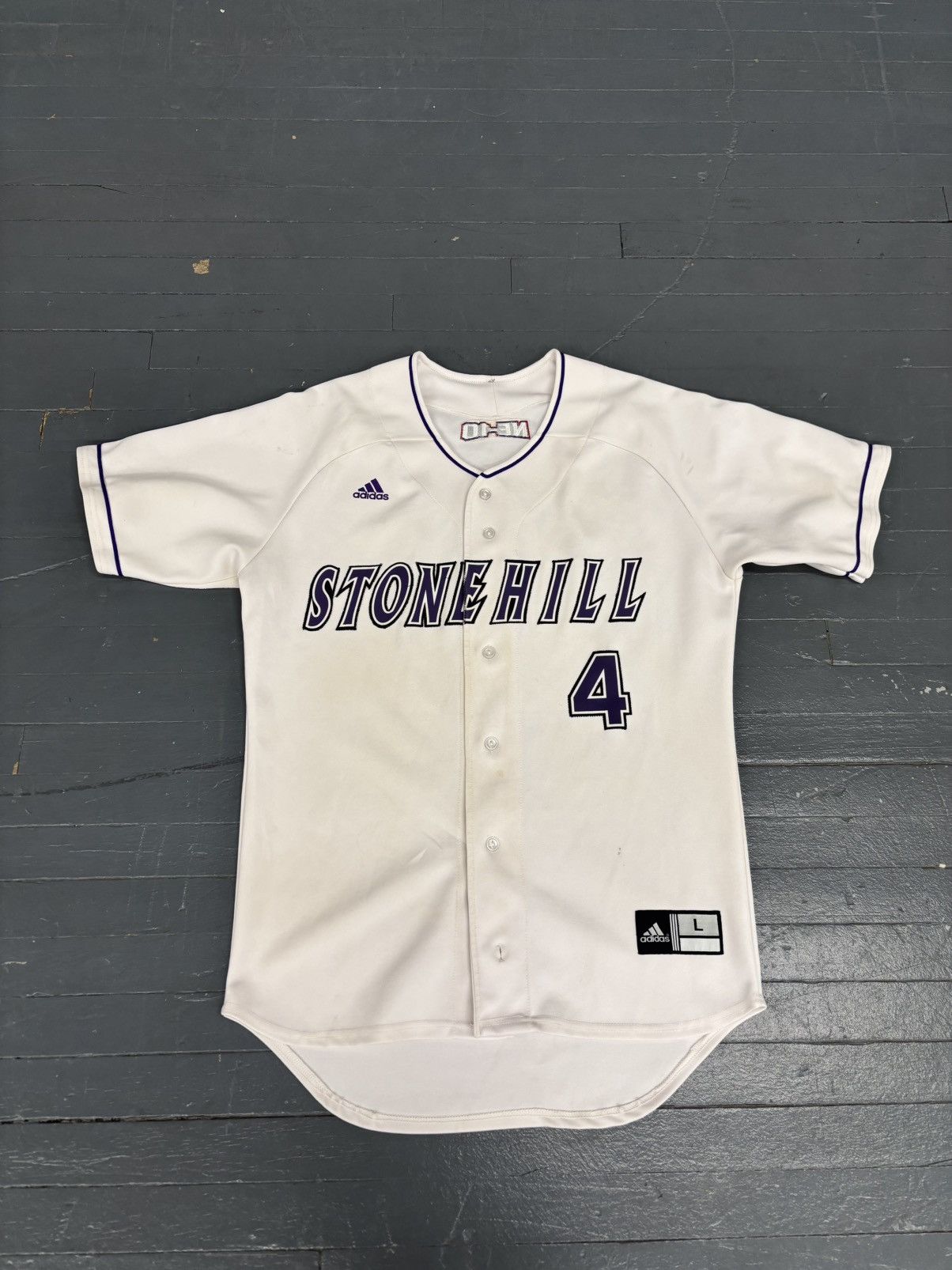 Adidas × Vintage Vintage adidas stone hill baseball jersey Size US L / EU 52-54 / 3 - 1 Thumbnail