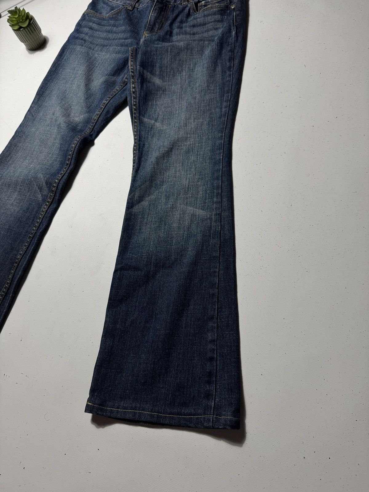 Harley Davidson Harley-Davidson Women’s Bootcut Jeans – Vintage Biker Size US 34 / EU 50 - 2 Thumbnail