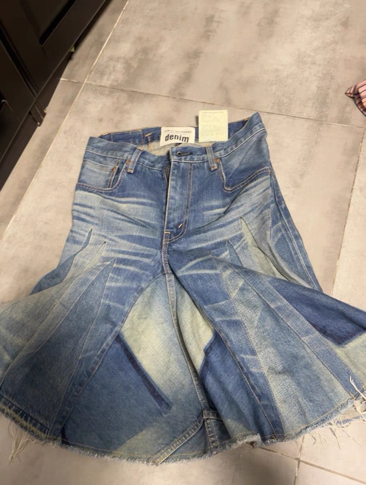 Junya Watanabe Junya Watanabe Denim Skirt Size 26" / US 2 / IT 38 - 1 Thumbnail