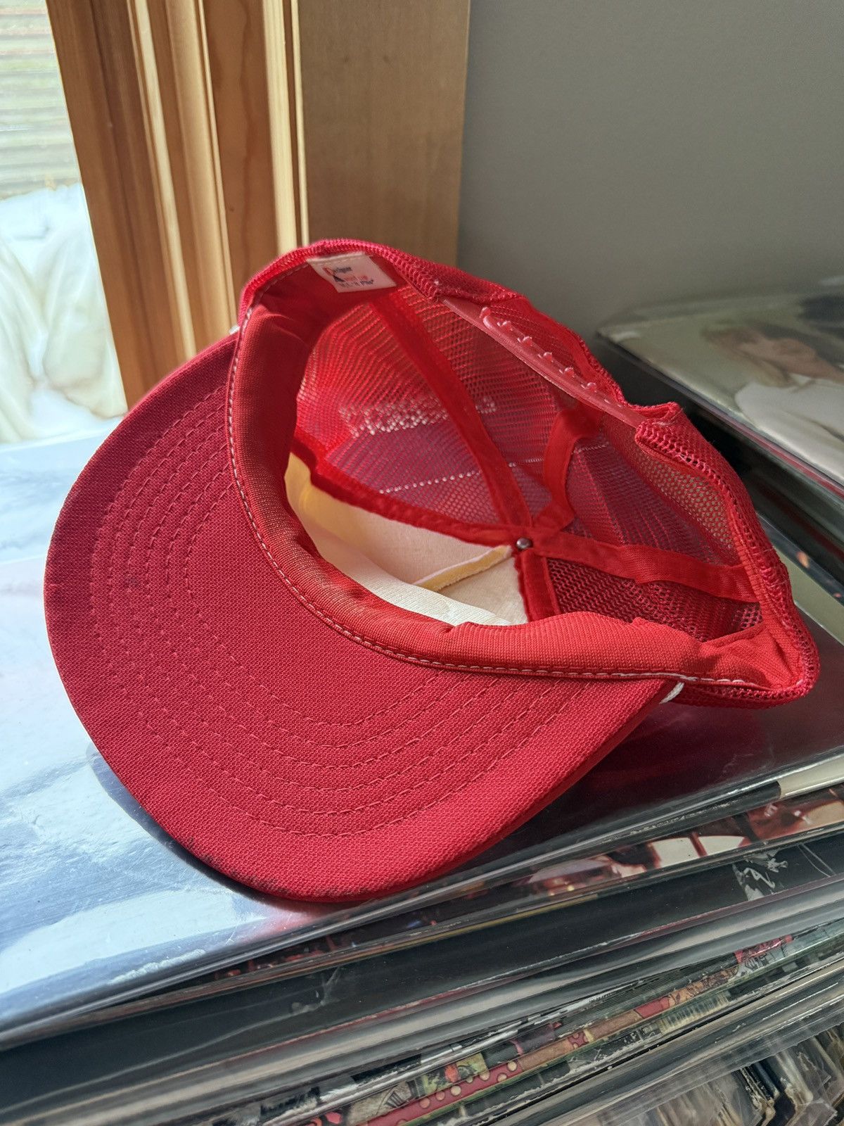Vintage Vintage 80s Dearborn Michigan Homecoming Mesh Trucker Hat Size ONE SIZE - 4 Thumbnail