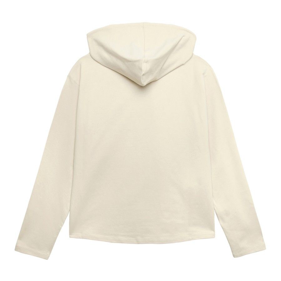 Prada o1d2blof0924 Hooded Sweatshirts in Ivory Size M / US 6-8 / IT 42-44 - 2 Thumbnail