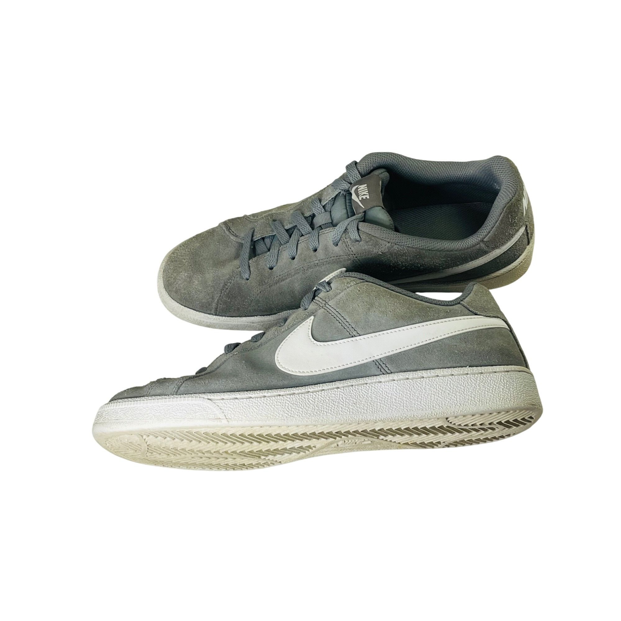 Nike Nike Gray Suede Sneakers Court Royal White Swoosh Men's Size Size US 10 / IT 40 - 7 Thumbnail