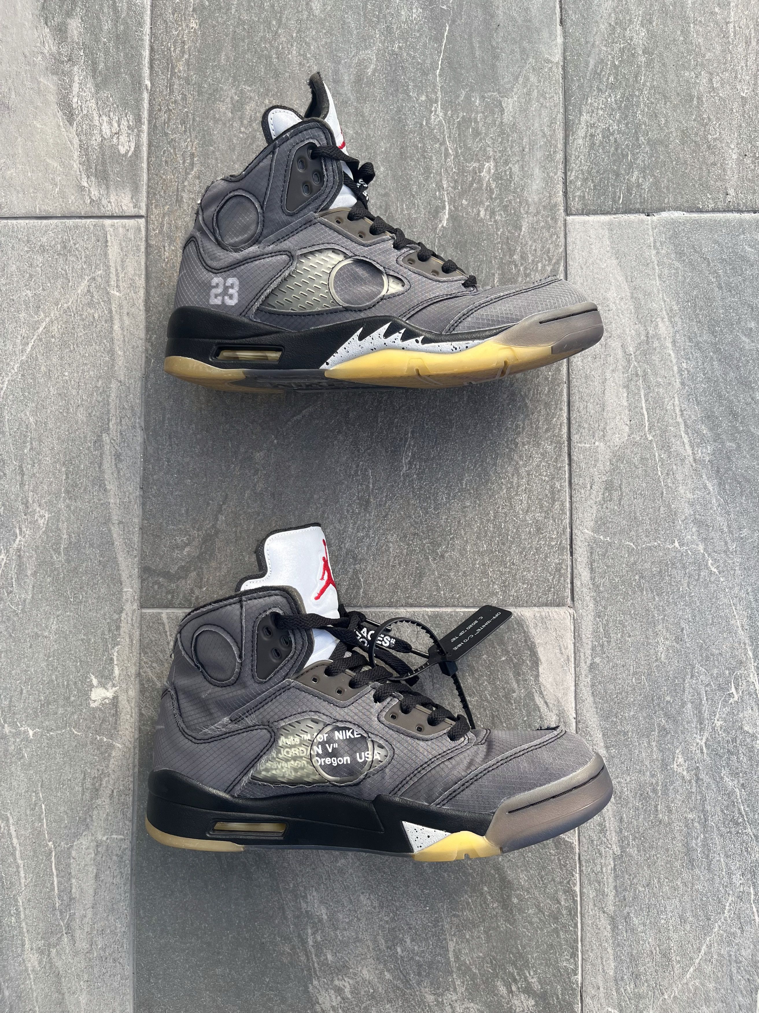 Off-White Off White Jordan 5 Retro Muslin 2020 Size US 8.5 / EU 41-42 - 2 Thumbnail