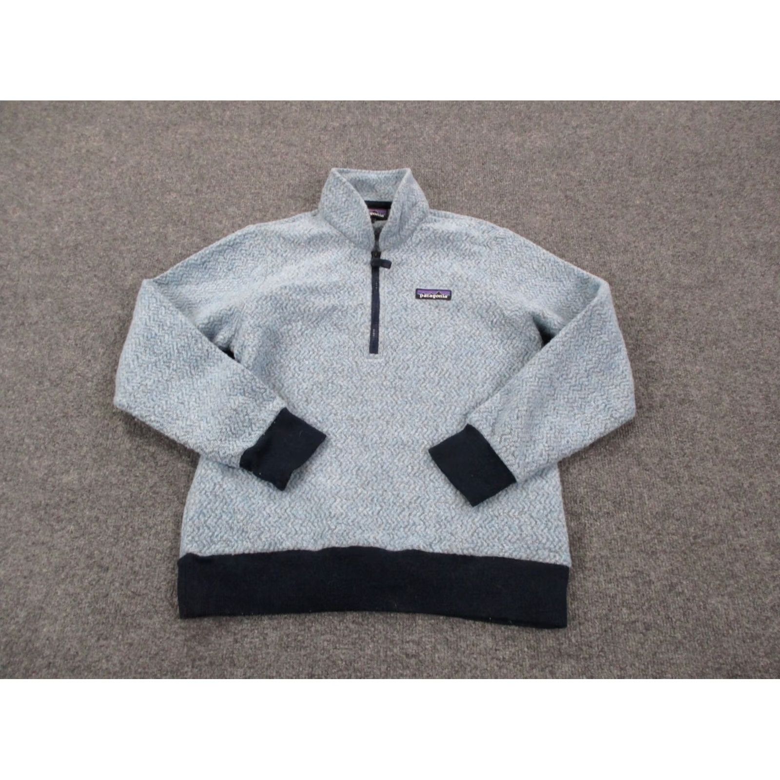 Patagonia Patagonia Jacket Womens XS Woolyster Fuzzy Fleece Outdoor Hiking Camping Blue 26950 Size XS / US 0-2 / IT 36-38 - 2 Thumbnail