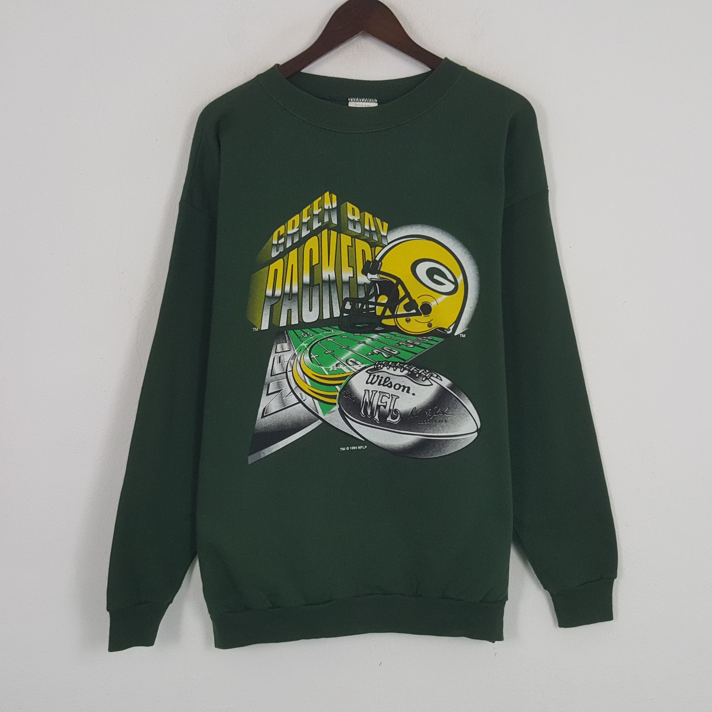 NFL × Sports Specialties × Vintage Vintage Wilson NFL Baseball Sweatshirt Size US XL / EU 56 / 4 - 1 Thumbnail