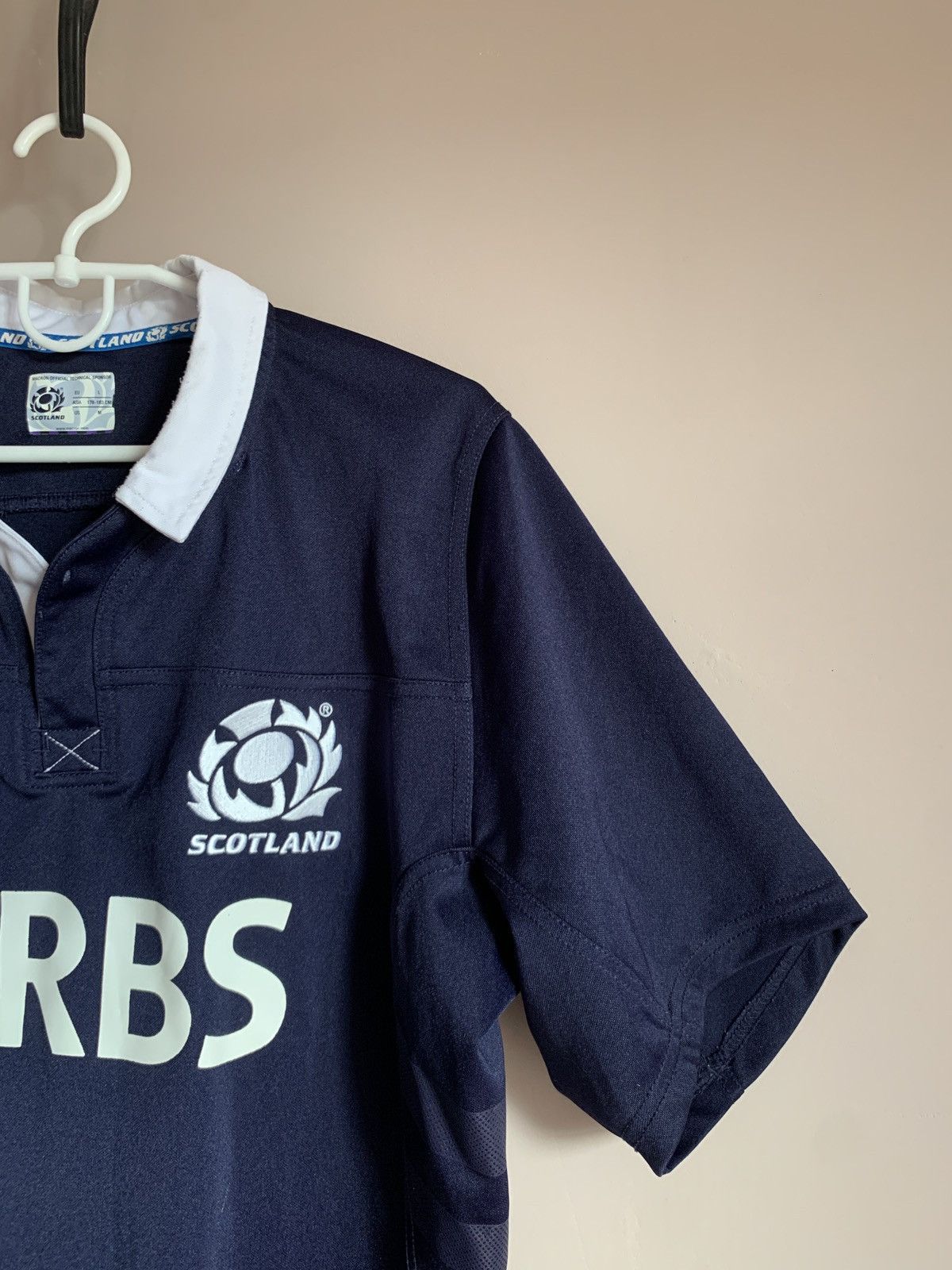 Macron Scotland Home Rugby Union Shirt Macron Jersey Size M Size US M / EU 48-50 / 2 - 5 Thumbnail