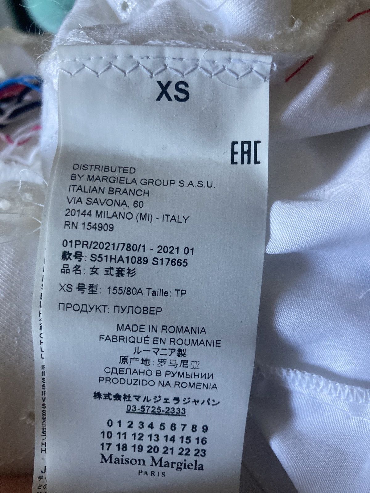 Maison Margiela Maison Margiela Blouse Size XS / US 0-2 / IT 36-38 - 6 Thumbnail