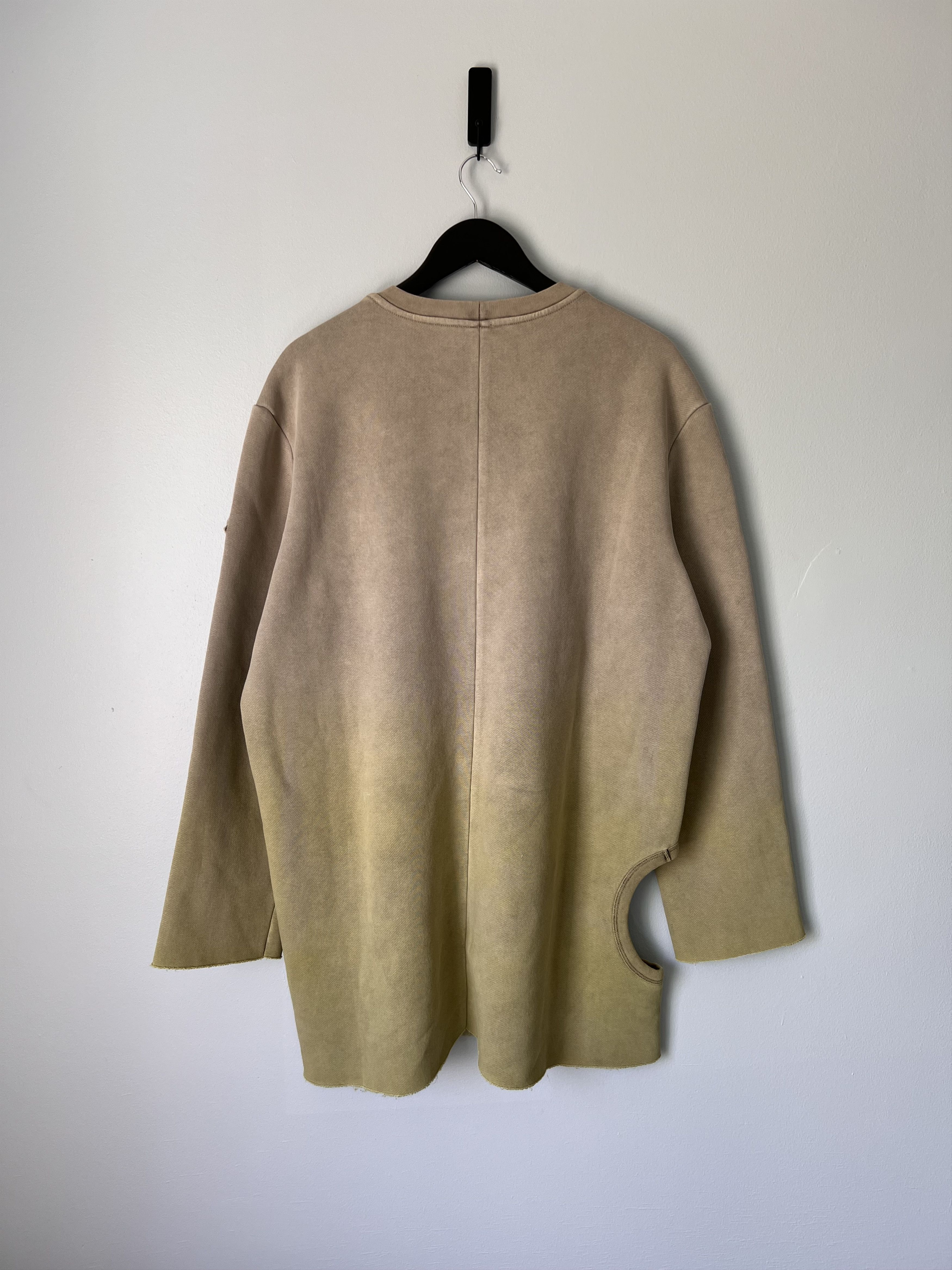 Moncler × Rick Owens Rick Owens Moncler Subhuman Cutout Sweatshirt Acid Degrade Size US M / EU 48-50 / 2 - 5 Thumbnail