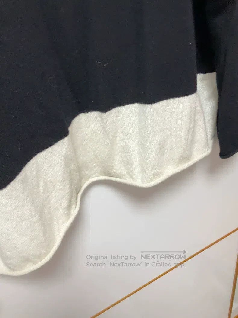 Hermes Hermes Black and White Colorblocked Cashmere Crew Neck Swe Size XS / US 0-2 / IT 36-38 - 4 Thumbnail