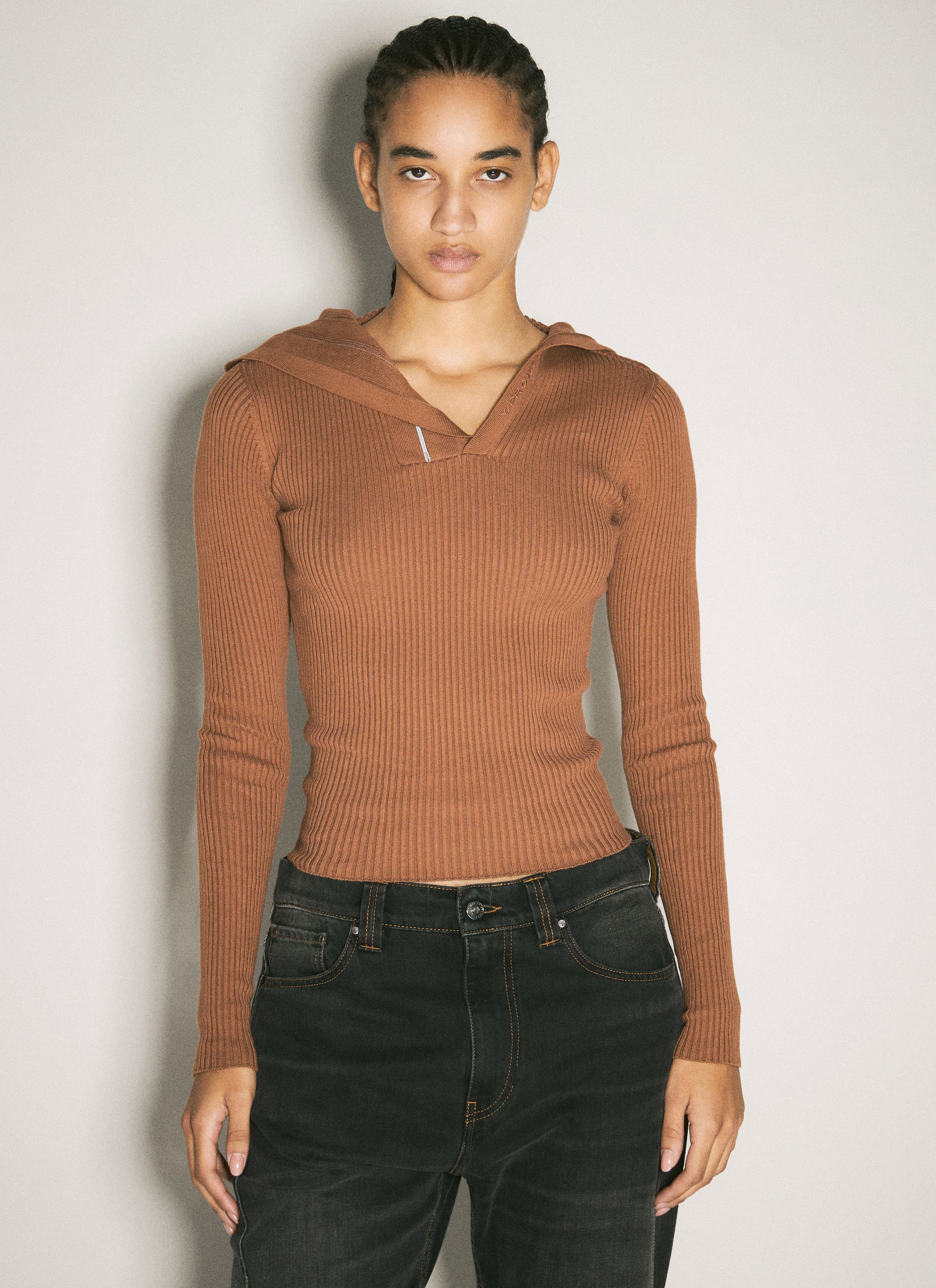 Y/Project Pinched Shoulder Rib Sweater Size S / US 4 / IT 40 - 1 Thumbnail