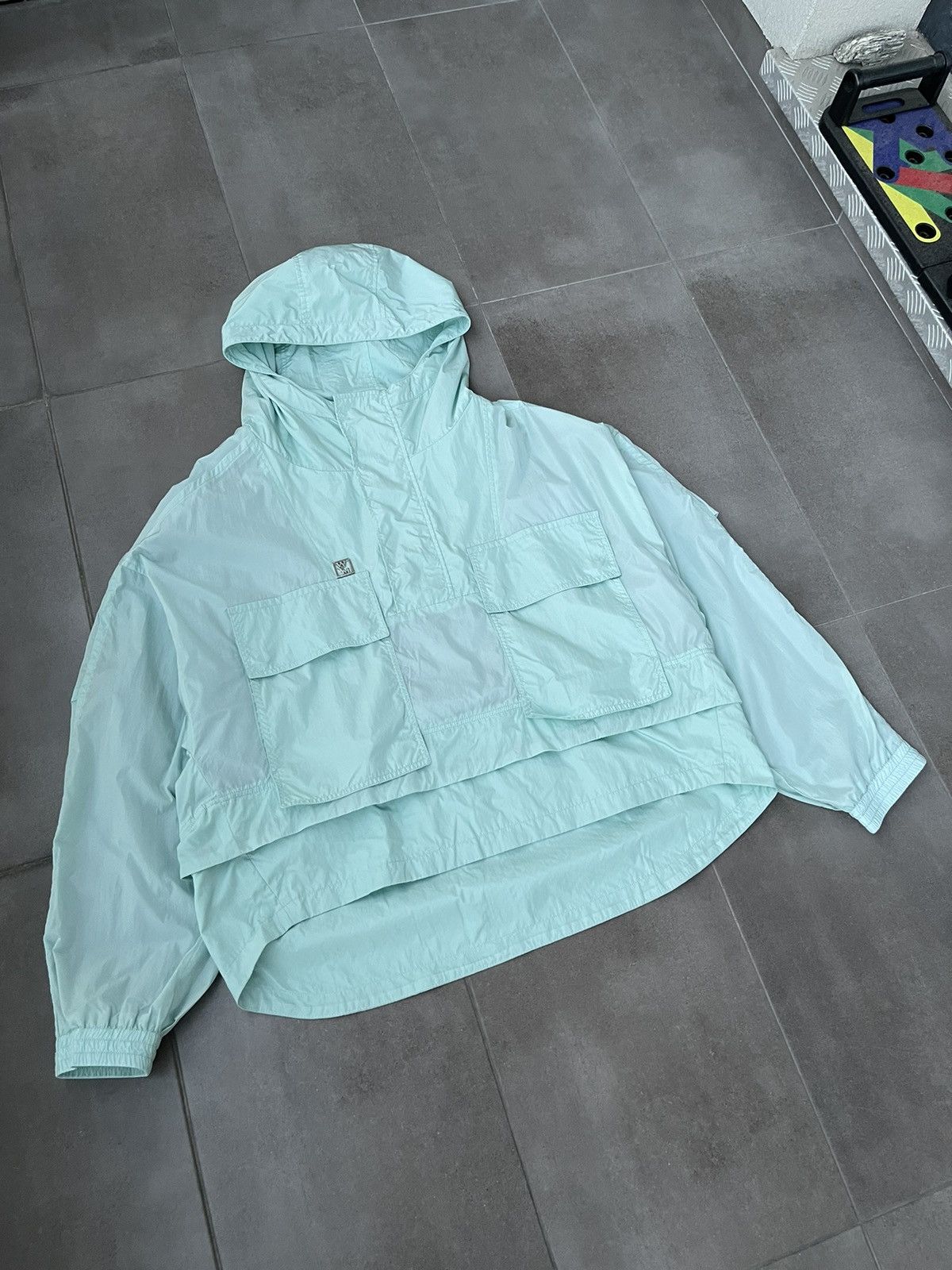 Wooyoungmi !DS! AW23 Wooyoungmi Turqoise Anorack Jumper Jacket Size US L / EU 52-54 / 3 - 8 Thumbnail