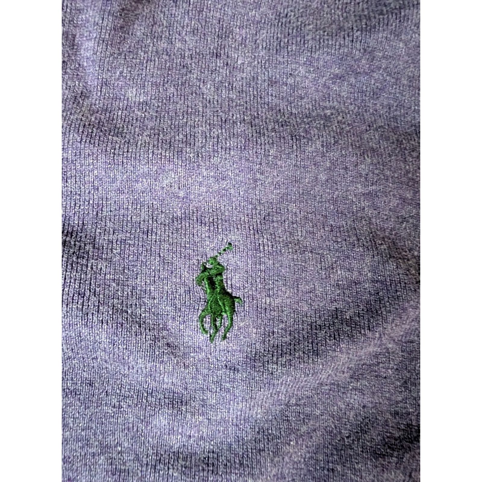 Polo Ralph Lauren VINTAGE Polo Ralph Lauren Purple Sweater Size M V Neck Pullover Pima Cotton GUC Size US M / EU 48-50 / 2 - 3 Thumbnail