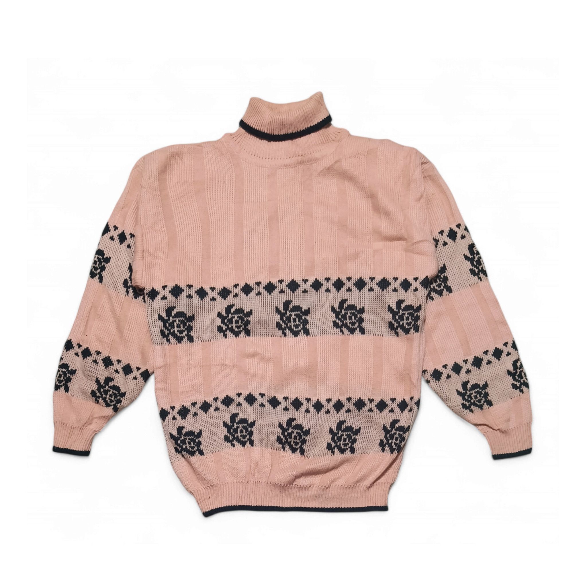 Other Vintage Y2K APOSTROPHE Women's Ethnic Knit Acrylic Sweater Size S / US 4 / IT 40 - 1 Thumbnail