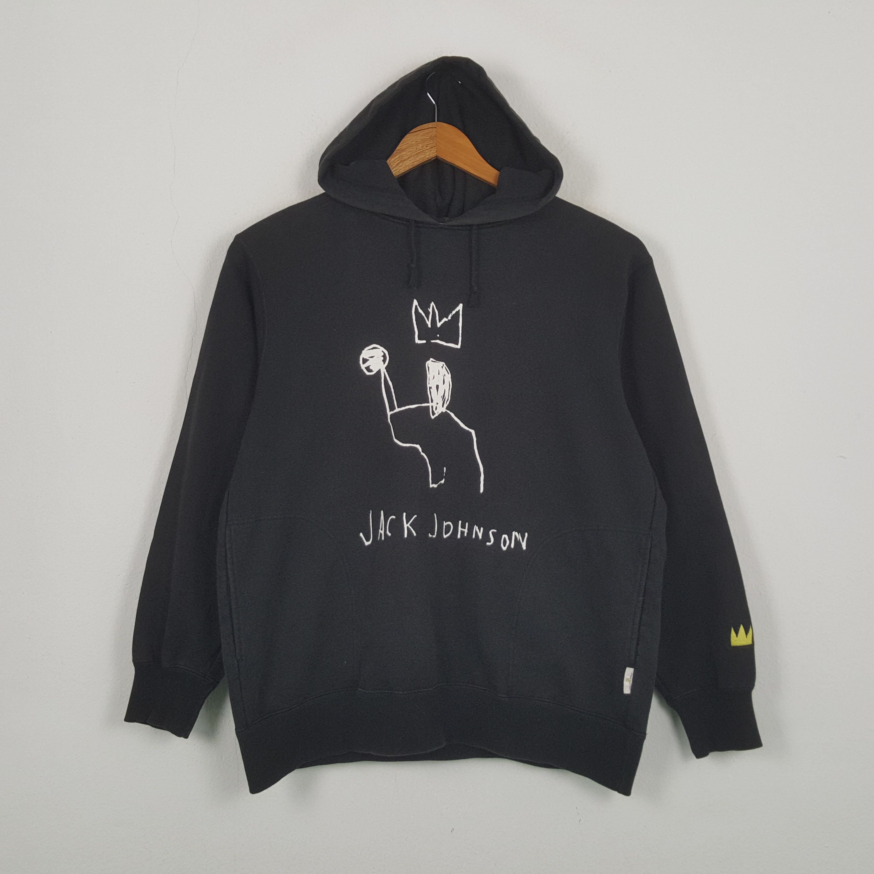 Jean-Michel Basquiat Vintage Jean-Michel Basquiat x Jack Johnson Hoodie RR18 Size US XL / EU 56 / 4 - 1 Thumbnail