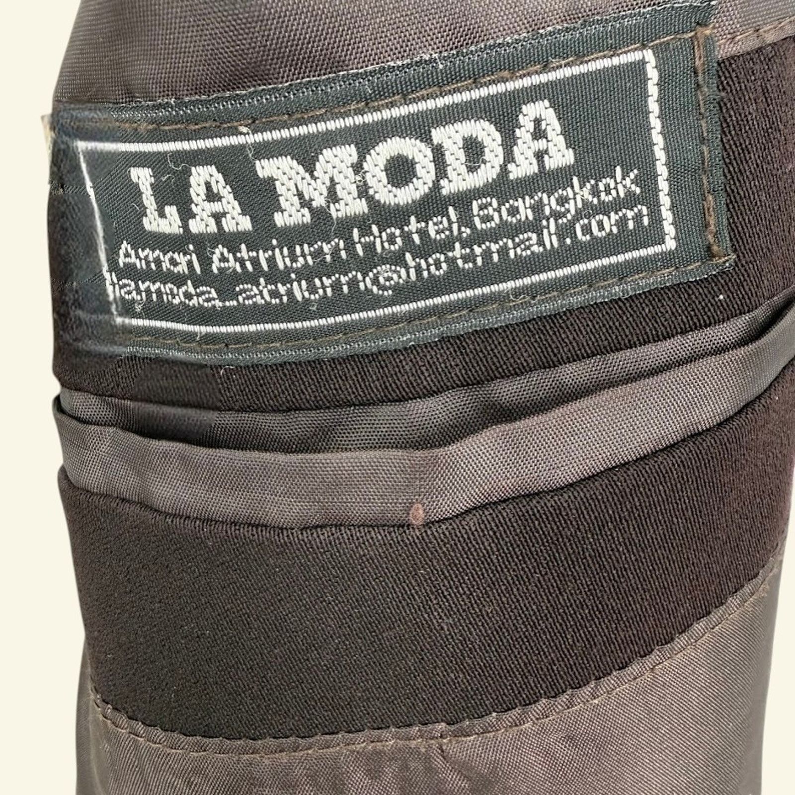 & Other Stories La Moda Custom Men’s Suit Dark Brown 2pc Jacket Pants 38-40R Size 38R - 7 Thumbnail