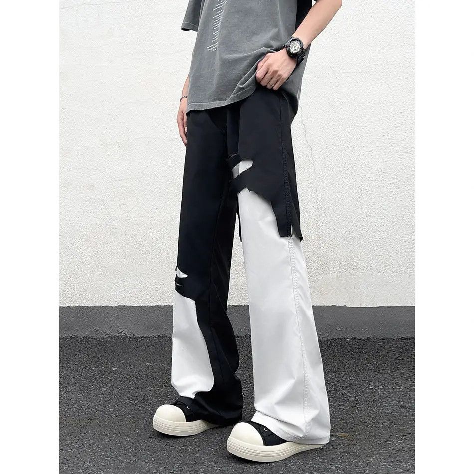 Japanese Brand × Jean Retro hip-hop straight leg micro flared jeans Size US 30 / EU 46 - 6 Thumbnail