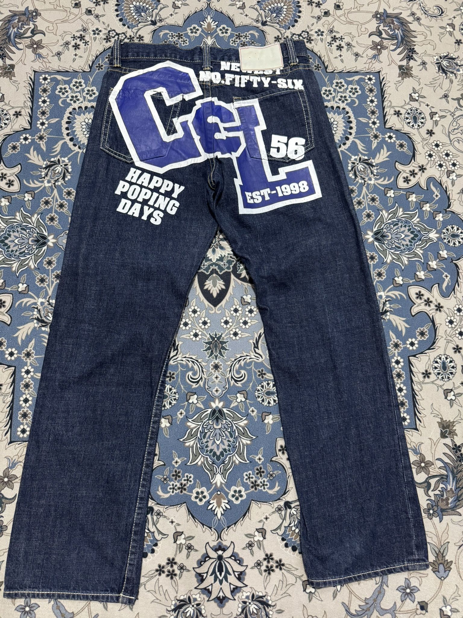 Beauty Beast × General Research × Japanese Brand Vintage CO & LU Daicock Inspired Evisu Jeans Red Line Size US 32 / EU 48 - 1 Thumbnail
