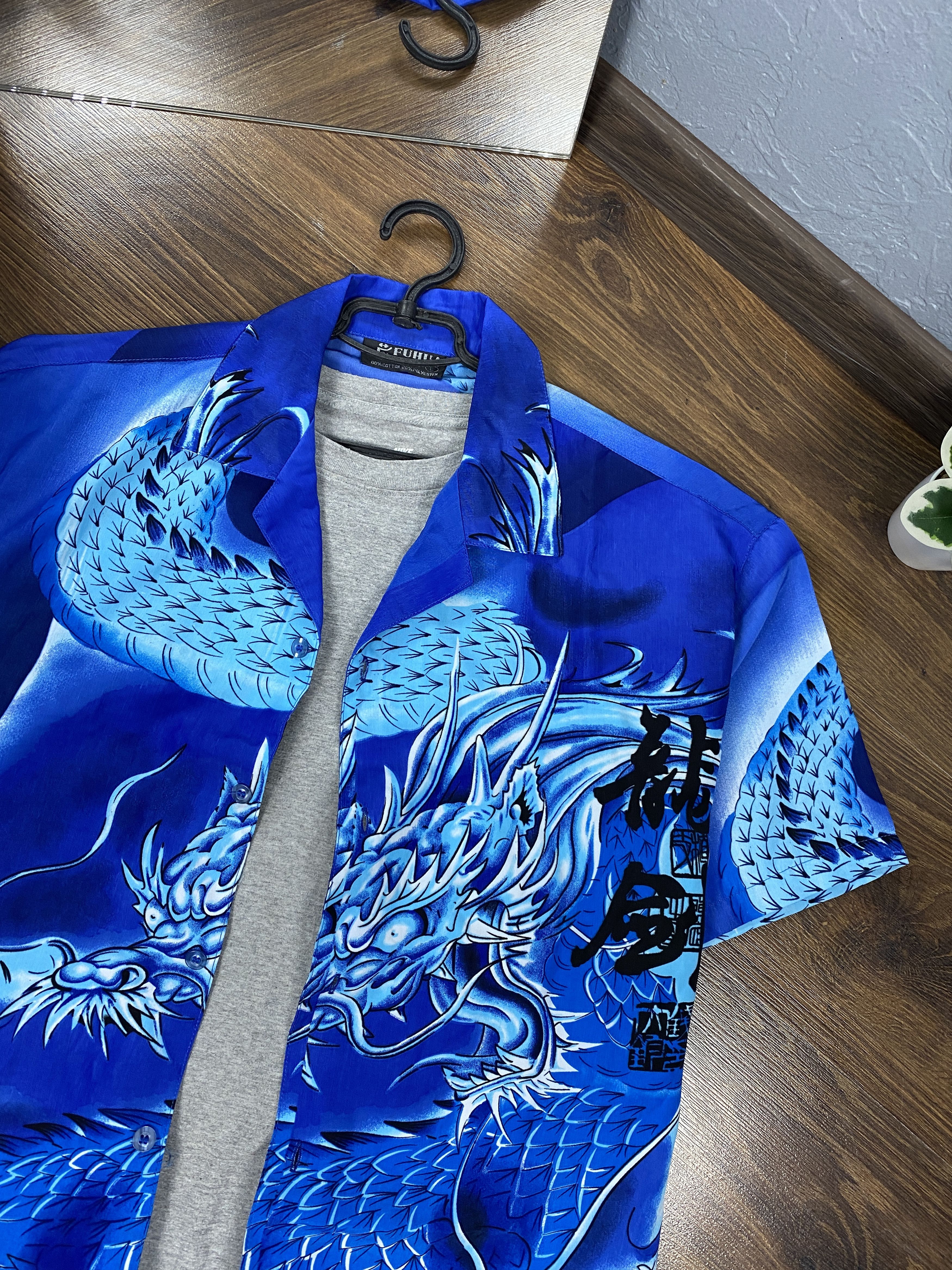 Japanese Brand Dragon Print vintage hawaiian shirt y2k aloha Size US L / EU 52-54 / 3 - 2 Thumbnail