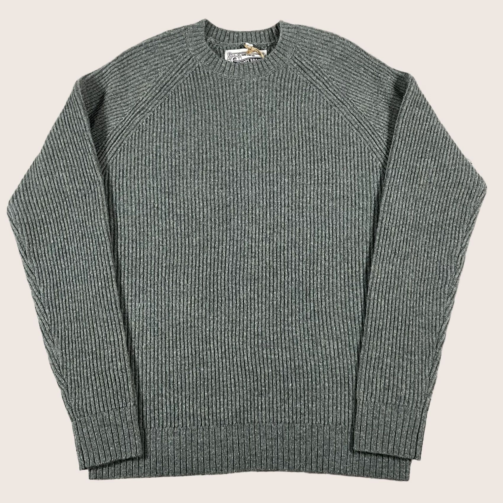 Schott Schott NYC Mens Wool Ribbed Knit Sweater Pullover Crew Neck S Green Winter Fall Classic Army Outdoor Preppy Size US S / EU 44-46 / 1 - 1 Thumbnail