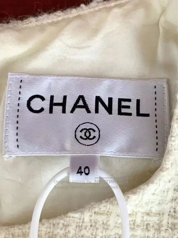Chanel Chanel Cream Cotton Women's Dress Size XL . Size XL / US 12-14 / IT 48-50 - 6 Thumbnail